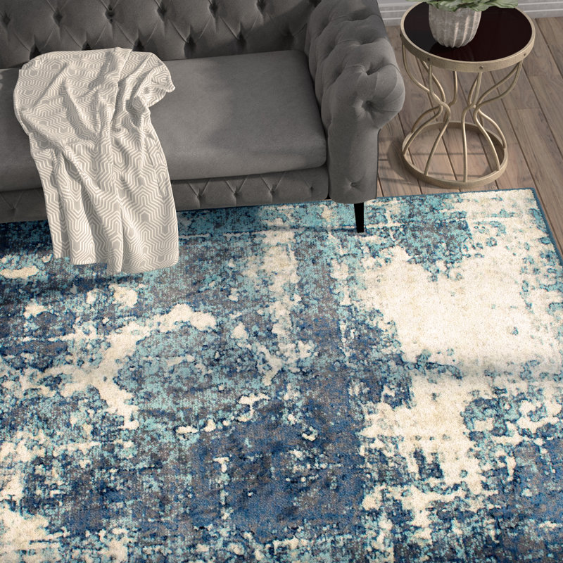 Montross Blue Area Rug & Reviews Joss & Main